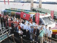 名古屋オーシャンズ、水上バス「クルーズ名古屋」特別便で選手8人とファンが船上で約1時間、交流　コラボイベント