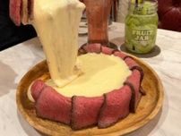メディアに露出中!｢ミート&チーズ ARK2nd 新宿店｣のサーロイン肉シカゴピザをご紹介