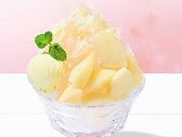 【銀座コージーコーナー】山梨県産の桃を使用したパフェ&かき氷が新登場♡