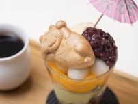 錦糸町の老舗和菓子屋「白樺 テルミナ店」で猫パフェ＆焼き団子を食べ比べ