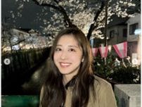 斎藤ちはるアナ、妹撮影の“夜桜ショット”に反響「花が嫉妬するくらい美しくて素敵」