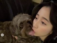 Cocomi、愛犬の舌にキスする写真が物議「これは推奨されない行為」