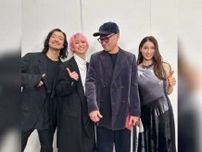 土屋太鳳、映画『マッチング』で共演の佐久間大介&金子ノブアキとのオフショットを公開し話題に