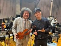 葉加瀬太郎、EXILE TAKAHIROとの2ショットで『葉加瀬太郎音楽祭2024』リハーサルの様子を公開
