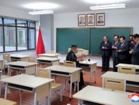 金正恩氏が党幹部学校の竣工式に出席…３代肖像画が初登場