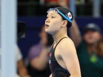 １７歳の平井瑞希が堂々全体２位で準決勝へ　「前半最後８ｍで水を飲んでしまって」ハプニング告白も充実「決勝でメダル獲得を」