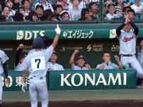 京都国際が１３安打７点の快勝で３年ぶりの初戦突破　エース中崎、１２安打許すも３失点１２Ｋ完投勝利