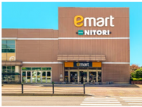ニトリ、韓国5店舗目「NITORI emart Hwaseong Bongdam」、6月13日オープン