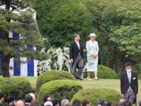 【写真特集】雅子さまは緑に映えるスタイリッシュなスーツで　皇后の「品格」に注目集まる春の園遊会