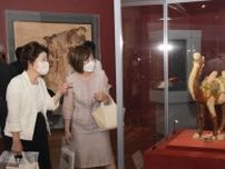 中国の“国宝”含む200点　県美術館「大シルクロード展」開催中
