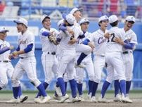全国高校野球愛媛大会 第12日　松山中央が初の４強　第１シード松山商下す