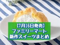 【7月16日発売】ファミリーマート 新作スイーツまとめ「ヨーグルトクリームシュー」「生カヌレケーキ」など