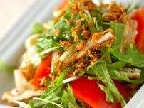 たっぷり食べられる【水菜サラダ】12選〜家にある食材で豪華なサラダの出来上がり！