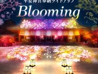 京都競馬場プレゼンツ　平安神宮奉納ライトアップ「Blooming」