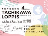 青空の北欧市場  TACHIKAWA LOPPIS spring side 2024