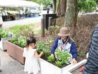 「花の苗を植えよう」ふくおか景観フェスタ〜第18回福岡県景観大会