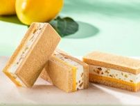 バターステイツ夏限定“爽やかレモン”バターサンド、つぶつぶ食感の2層仕立てクリーム