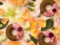 食べられる花スイーツ「カルピデューム」誕生、バラやコスモスなど花言葉を込めた“ドーナツ×マフィン”