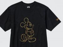 ユニクロ「UT」ディズニー100周年記念、輝くミッキーマウスのプリントTシャツ＆刺繍入りソックス