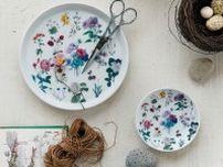 アフタヌーンティー×英国王立植物園「キューガーデン」“花やきのこ”を描いた食器・雑貨
