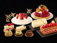 帝国ホテル 大阪のクリスマスケーキ2023、希少苺「古都華」のホワイトチョコムース×ピスタチオタルト