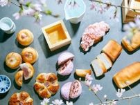 自由が丘の人気ベーカリー「コム・ン」24年春限定メニュー、“桜香るあんパン”や華やかピンクの菓子パン