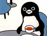 展覧会「ペンギン喫茶」伊勢丹新宿店で、“Suicaのペンギン”作者・坂崎千春の原画を展示販売