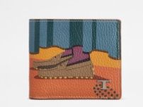 トッズ24年春夏メンズ財布＆カードケース、「ゴンミーニ」シューズや“足跡”を描いたレザーグッズ