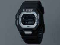 G-SHOCKのロンハーマン限定腕時計「GBX-100」、ブラック×ホワイトのミニマル仕様