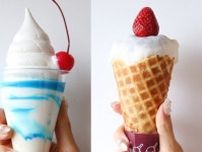 アイスクリーム万博「あいぱく」福島に、いちご大福ソフトやみかんボンボンなど120種類のアイス