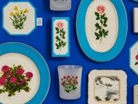 フランフラン×ルル メリー、“レトロな花”パッケージデザインのテーブルウェア＆インテリア雑貨