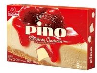 森永乳業の新作アイス「ピノ ストロベリーチーズケーキ」濃厚チーズケーキアイス×ストロベリーチョコ