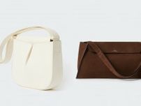 スタジオ ニコルソン新作バッグ、“プリーツ表現”レザーショルダーやスエード素材の台形バッグ