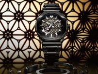 G-SHOCKの最上級腕時計「MR-G」24年新作、“木組”着想の幾何学模様ダイヤル