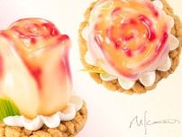 TOKYOチューリップローズの夏限定ケーキ「咲き初めのピーチメルバ」桃の魅力を閉じ込めて