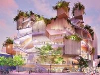 山形市民会館が“1本の大樹”着想の外観でリニューアル、空中回廊＆外階段の開放的な空間