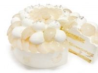 カフェコムサ“真っ白ライチ”のショートケーキが再び、果汁あふれる生ライチ×生クリームのハーモニー