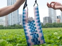 ラストフレーム、モネの《睡蓮》着想“市松模様”のマーケットバッグ - MoMAデザインストアで限定発売