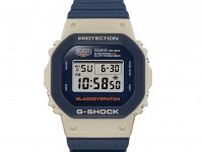G-SHOCK×ブラック アイ パッチの角型腕時計、暗闇に浮かぶ“純正商品”バックライト