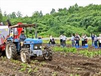 福島県南相馬市産ジャガイモ　生産契約農家増へ収穫実演会　カルビー子会社、支援や出荷説明