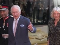 英・チャールズ国王が公務に本格復帰　ロンドン市内のがん治療施設をカミラ王妃と訪問