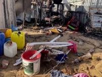 ガザ避難場所のテントにイスラエル軍が空爆し少なくとも7人死亡　ガザの子ども40人餓死・約3500人が栄養失調などで命の危険とハマスが発表