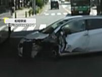 【独自】高齢ドライバーの車がバスに追突「恐怖…」フラフラ運転で事故直後もアクセル踏み続ける　東京・江戸川区