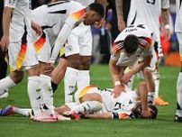 「史上最悪タックル」　ドイツ代表の足首に“スパイク裏食い込む”…EURO戦慄場面に震撼「酷い」