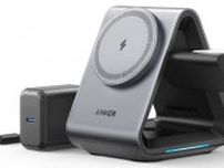 iPhone、Apple Watch、AirPodsを3台同時にワイヤレスで充電！ Made for MagSafe認証取得「Anker 737 MagGo Charger（3-in-1 Station）」