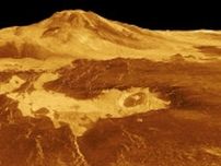 30年前の観測データから金星に新たな溶岩流が見つかる