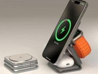 Apple Watchも高速充電OK！ 小さくたためる3in1ワイヤレス充電器「P1 Ultra」