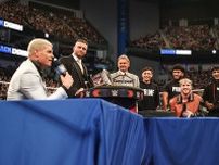 【WWE】王者対決へ調印式 US王者ローガンがダブルタイトル戦拒否も コーディが契約書にサインで統一WWE王座戦が決定