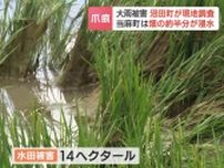北海道・雨竜川氾濫の影響　沼田町では約半分の畑が浸水か　水田、大豆、そば、トウモロコシなど農業被害を現地調査