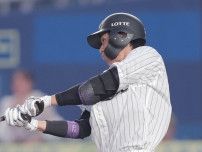 【ロッテ】岡大海がプロ野球タイ記録の７試合連続二塁打